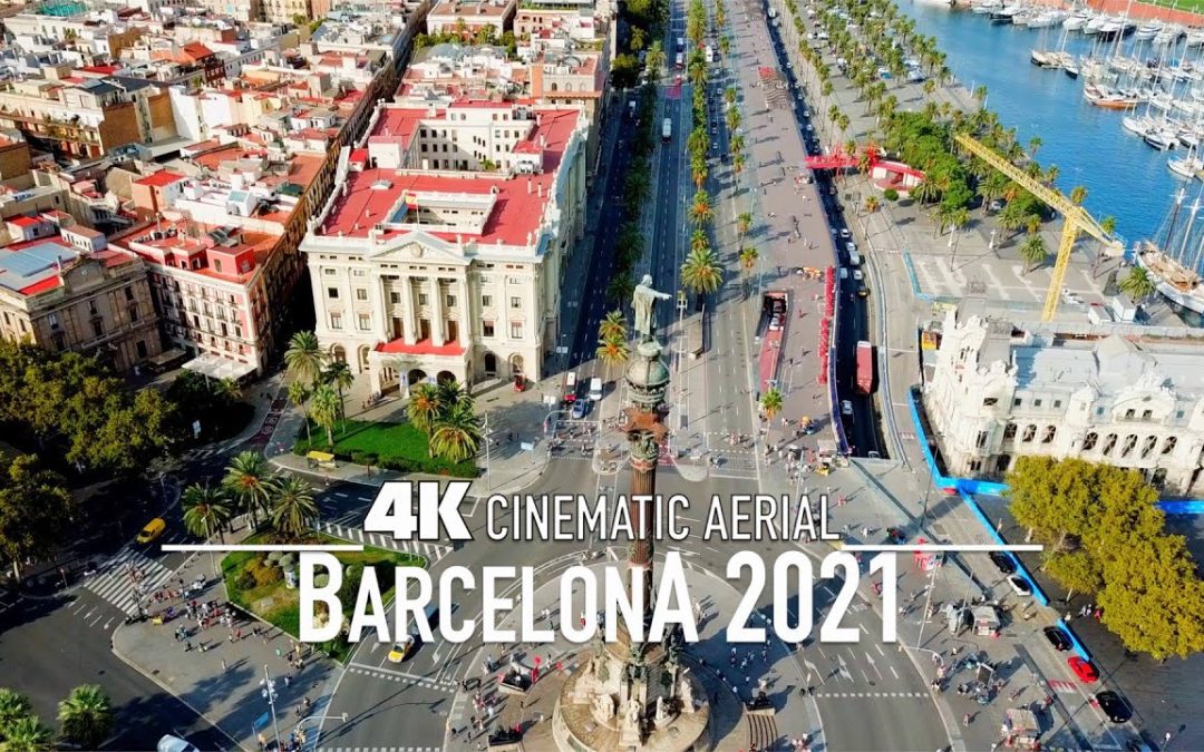 BARCELONA 2021 Drone 4K 🇪🇸 | SPAIN Espana