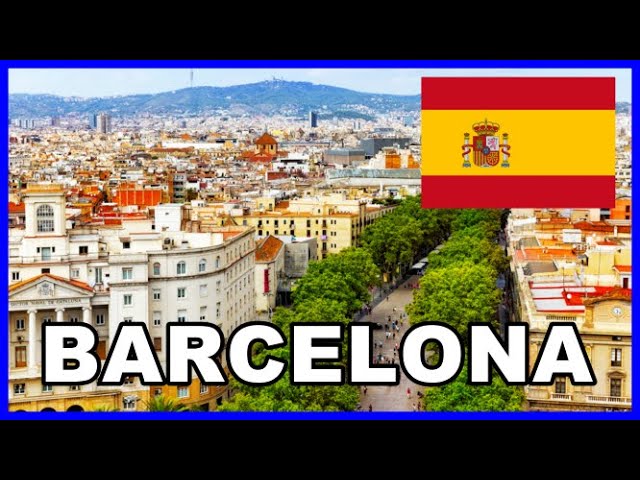 BARCELONA, SPAIN | AERIAL DRONE TOUR 4K