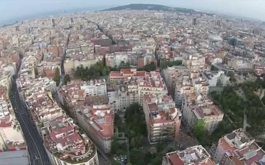 Barcelona from above by the Metadrone